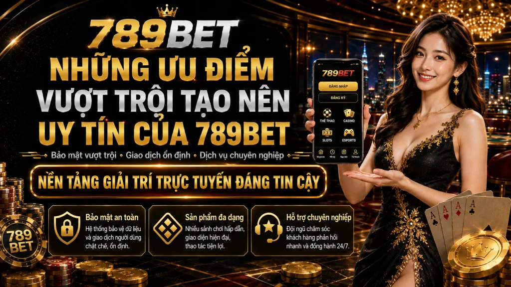 789BET – Tải APP 789BET – Link 789 BET Chính Thức 2026 2 Những ưu điểm vượt trội tạo nên uy tín của 789BET